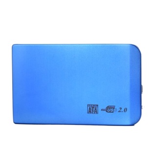 Vococal 6.35 cm aman kejutan USB 2.0 penyimpanan eksternal SATA harddisk cakram HDD kasus lampiran Ruangan Biru - Internasional