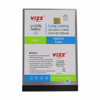 Vizz Battery Double Power for Blackberry Q5 [3000 mAh]