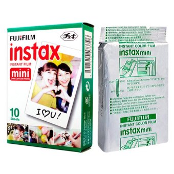 Fujifilm Instax Mini Instant White 10 Film for Fuji 7s 8 25 50s 70 90 / Polaroid 300 Instant Camera / Share SP-1 Printer
