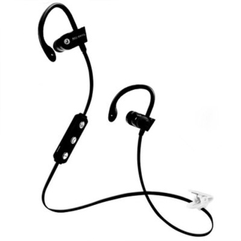 Power Sport Bluetooth Earphone with Microphone - MS-B7 - Hitam