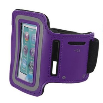 Sporter Sport Running Gym Soft Armband Cover Case for iPod Nano 7th Generation Purple