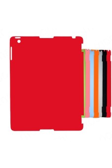 Moonar Ultra Slim Hard Back Translucence Case Cover Shell For Apple iPad 4/3/2 (Red)
