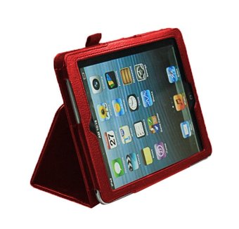 PU Leather Multi-Angle Stand Magnetic Smart Cover Case For Acer Iconia A1-830 7.9-Inch Tablet (Red) - intl