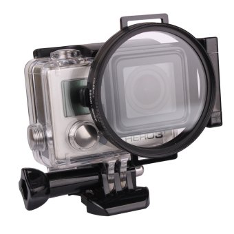 Andoer 58mm Lens Filter Adapter Ring Aluminum for GoPro Hero 3/3+/4