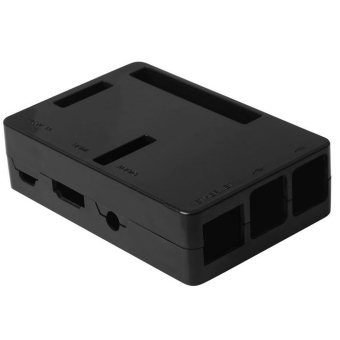 ABS dinding kotak pelindung kasus Shell untuk Raspberry Pi 2 3 Model B hitam - Internasional