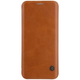 sFor Samsung Galaxy S8 Case Nillkin QIN Series leather Cases 360 degree protection case flip cover for samsung s8 (Brown) - intl