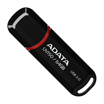 ADATA UV150 Hitam USB3.0/64GB - Hitam