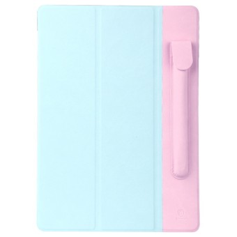 Baseus Terse Leather Case Flip Cover iPad PRO With Pen Bag - Original - Biru / Pink