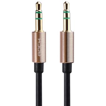1M Rock 3.5 mm Universal Male to Male Audio Cable Headphone Jack Auxiliary Device for IOS Android - intl