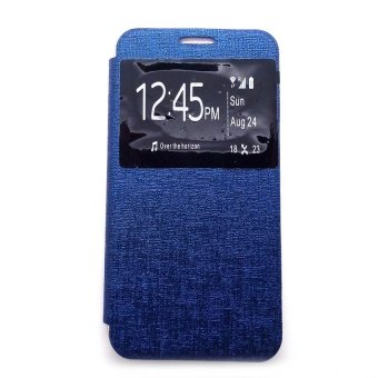 Ume Flip Cover Lenovo A6010- Biru Dongker