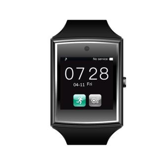 AiBot Lg518 Smart Watch 3D Curved Surface IPS High Bluetooth3.0 NFC Support Sim TF Card Pedometer Sleep Monitor Waterproof Smart - intl
