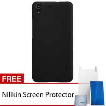 Nillkin Huawei Honor 4A Super Frosted Shield Hard Case - Hitam + Gratis Screen Protector