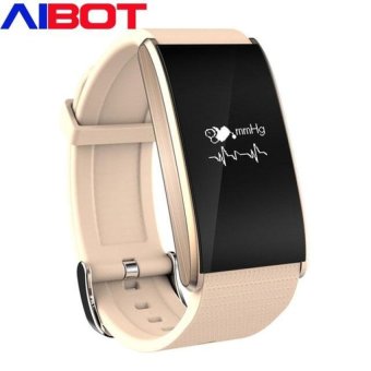 Aibot A58 Smart Band Waterproof Healthy Blood Pressure Oxygen HeartRate Monitor Fitness Tracker New Smartband for IOS Android Phone - intl