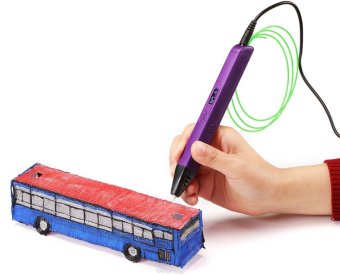 Limaco Ultra Slim 3D Pen Printing RP800A with OLED Purple