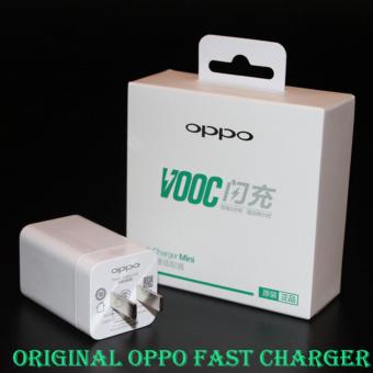 Original Star - Original 100% Fast Charger OPPO VOOC - 5 Volt Kabel Micro 4 Ampere USB - Putih