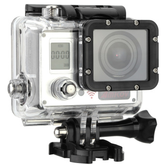 AMKOV 20MP 1080P Waterproof 40M Full HD Wifi Action Sports Camera (Silver) - Intl
