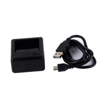 ooplm Dual USB Battery Charger Charging Dock for Xiaomi Yi Sports Action Camera(Black)