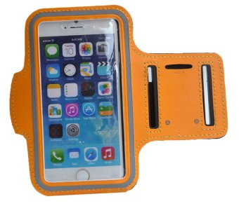 Cocotina 5.5'' Sports Jogger Armband Arm Holder Phone Storage Case For iPhone 6 Plus / 6S Plus – Orange
