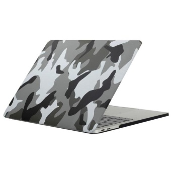 For 2016 New Macbook Pro 13.3 Inch A1706 and A1708 Grey Camouflage Pattern Laptop Water Decals PC Protective Case - intl