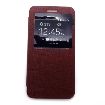 Ume Samsung Galaxy Alpha G850 Flip Cover View - Cokelat