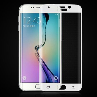HAT PRINCE 3D Curved Tempered Glass Protective Film for Samsung Galaxy S6 Edge G925 - White - intl