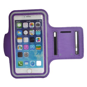 Cocotina 5.5'' Sports Jogger Armband Arm Holder Phone Storage Case For iPhone 6 Plus / 6S Plus – Purple