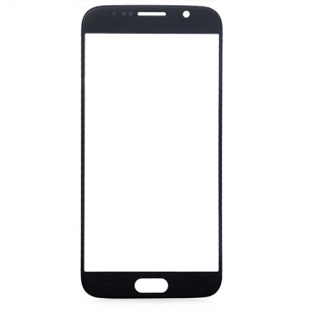 TimeZone Outer Glass Lens Touch Screen Protective Cover with Repair Tools for Samsung S6 (Black)