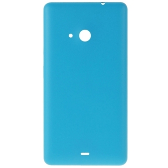 Yg dilapisi dgn embun beku Surface belakang plastik penutup penggantian untuk perumahan Microsoft Lumia 535 (Biru)