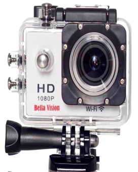 Bella Vision Action Sport Camera BV W8 - GoPro KillerWIFI - Waterproof - Silver