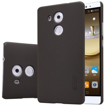 Huawei Mate 8 Case Nillkin Super Frosted Shield Hard Back Cover Cases For Huawei Ascend Mate 8 With Free Screen Protector (Brown) - intl