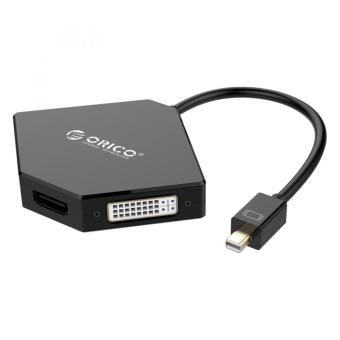 Orico 3 in 1 Mini Display Port to HDMI VGA DVI Adapter - DMP-HDV3