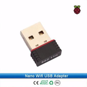 150Mbps Wireless USB Adapter Raspberry Pi WIFI Adapter USB Dongle USB Wifi Dongle(Black) - intl
