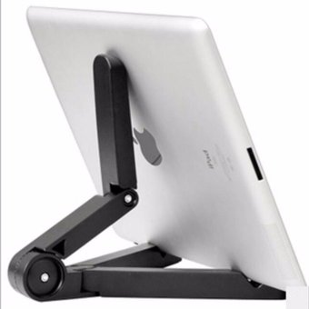 Fengsheng Tablets Fashion Accessories Foldable Universal Plastic Portable Desktop Tablet Stand Holder Shelf for iPad 2 3 4 Air Mini Kindle - intl