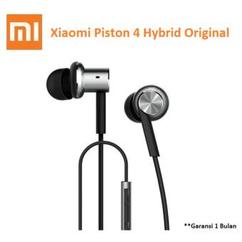 XiaoMi Mi IV Hybrid Dual Drivers Earphones In Ear Headphones - Silver