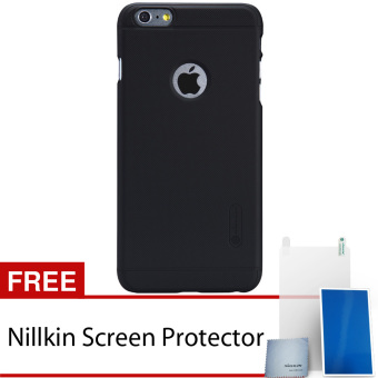 Nillkin iPhone 6 Plus / iPhone 6S Plus Super Frosted Shield Hard Case - Hitam + Gratis Nillkin Screen Protector