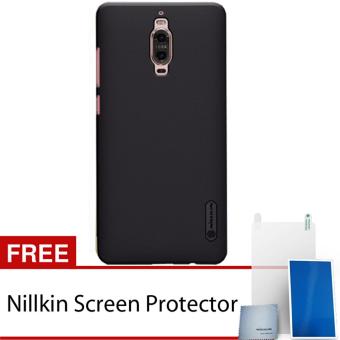 Nillkin For Huawei Mate 9 Pro 5'5 inch Super Frosted Shield Hard Case Original - Hitam + Gratis Anti Gores Clear