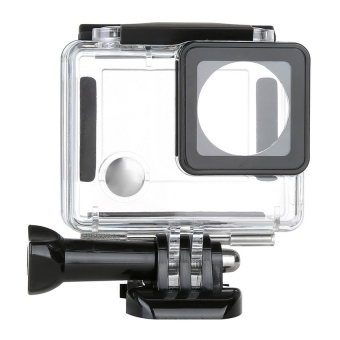 Waterproof Housing Case with Thumb Knob and Tripod Mount for Dazzne P2 Sports Camera (Clear) - Intl