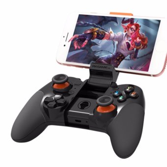 Portable Wireless Bluetooth 4.0 Google Gamepad 3D VR Glasses Game Controller Remote Control Joystick Support Android and iOS (Black) - intl