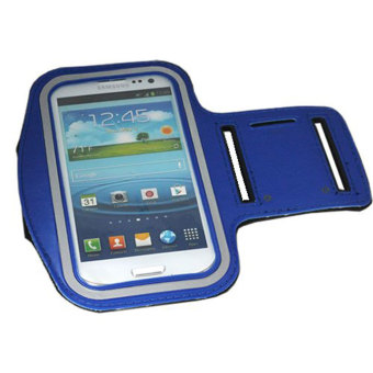 niceEshop Blue Sports Running Armband Synthetic Leather Case for Samsung Galaxy S3 i9300 (Blue)
