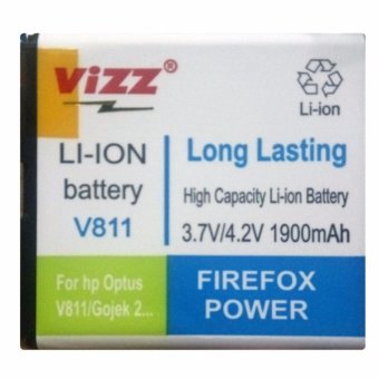 Vizz Battery for ZTE Optus V811 / Gojek 2 - Double Power - 1900mAh