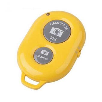 Fancyqube Bluetooth Artifact Wireless Mini Remote Controller Phone Camera (Yellow)