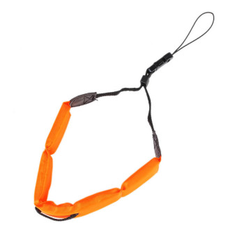 Waterproof Diving Floating Foam Wrist Armband Strap for Camera Gopro Hero 2 3+ 4 (Orange) - intl