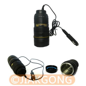 Nican 24-70mm Stainless interior Heating Coffee Tea Mug Holder Lens Cup - intl