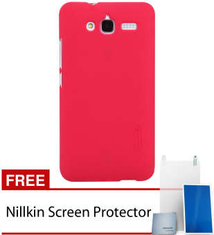 Nillkin Huawei Ascend GX1 Super Frosted Shield Hard Case Original - Merah + Gratis Nillkin Screen Protector