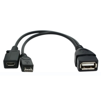 Micro USB OTG HOST Cable USB Power for Samsung Phone i9100 i9220 i9250 - intl