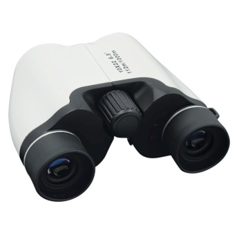 thinch 10 x 22 Mini Portable Waterproof Anti-Fog Binocular Telescope Outdoors with Waist Bag White