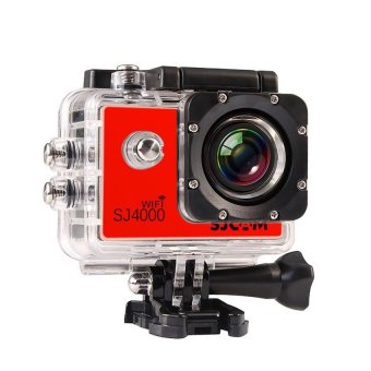 Sjcam Original Sj4000 Wifi Version Full Hd 1080p 12mp Action Camera30m Waterproof Sports Dv--red