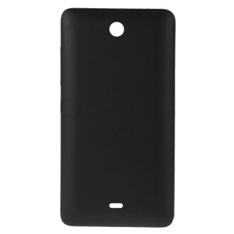 Frosted Surface Plastic Back Housing Cover Replacement for Microsoft Lumia 430(Black)