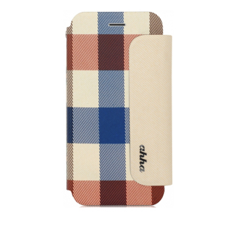 Ahha Conran Fashion Flip Case iPhone 6 Plus - Creamy Checker