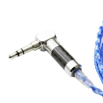 ZY HIFI Cable Audio-Technica IM01 02 03 04 50 70 Four-core Twisted Copper Plating Upgrade Cable ZY-049 (Blue) - intl